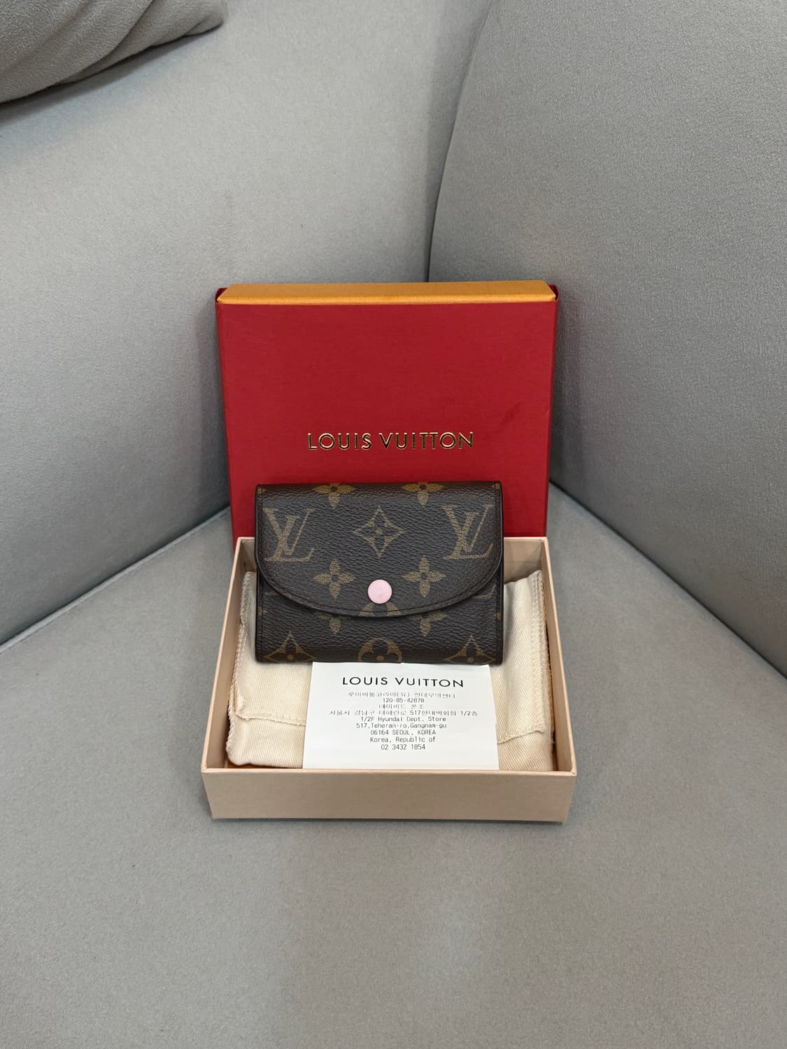 백화점판 루이비통 모노그램 로잘리 코인퍼스 지갑  상품이미지1