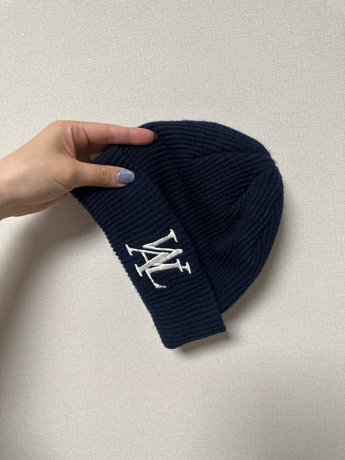 우알롱 네이비 비니 상품이미지2