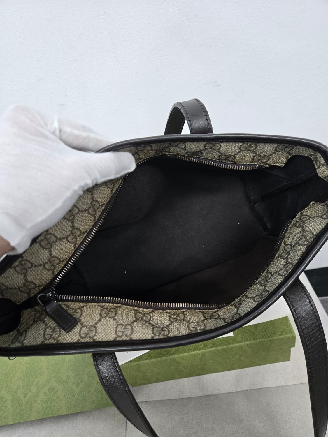 [보증서 정품] 구찌 시그니처 토트 숄더백 상품이미지2