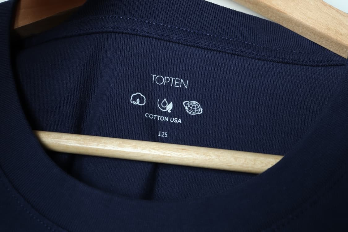 (2XL-4XL) 탑텐 반팔 티셔츠 박시 네이비 USA-H30029 상품이미지6