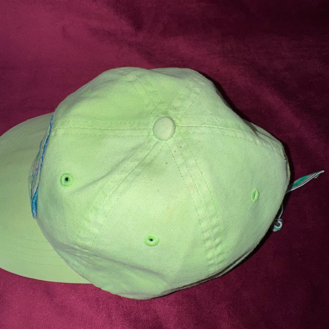 비비안웨스트우드 로고 패치 파스텔 캡 상품이미지3