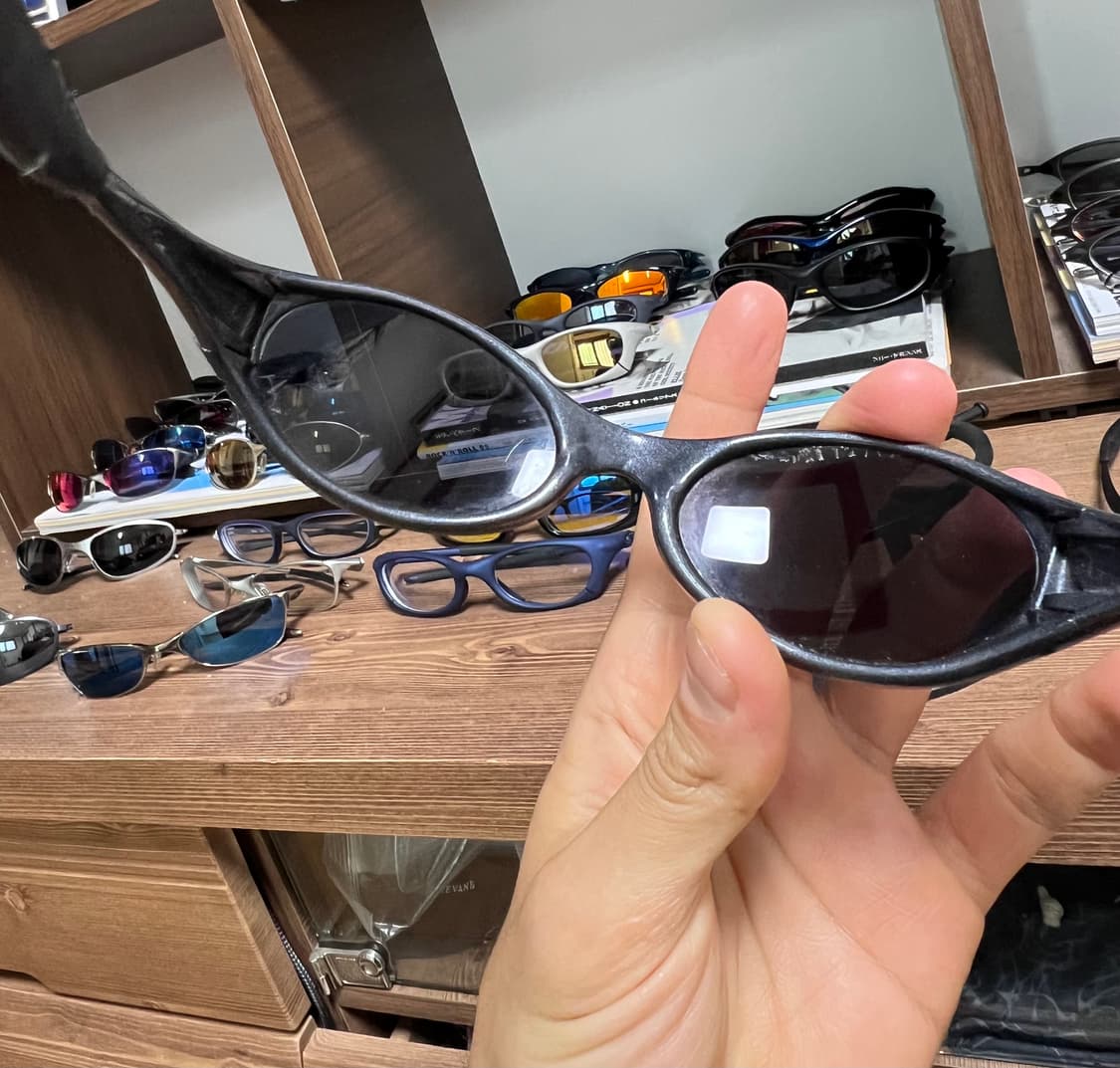 Oakley Eye Jacket 1.0 Charcoal/Silver  상품이미지6