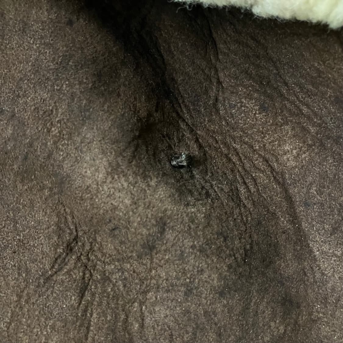 VTG 빈티지 브라운 양가죽 시어링 무스탕 자켓 상품이미지5