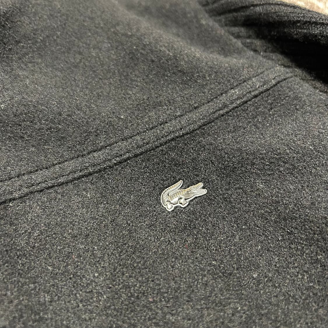 여M) 라코스테 스틸로고 울바디 니트 팔 집업 자켓 상품이미지7