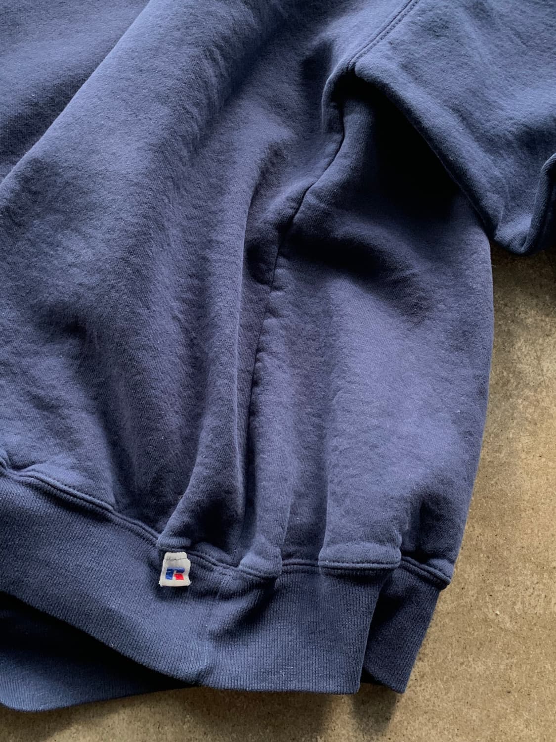 90s 러셀 애슬레틱 쿼터집 스웻셔츠 네이비 상품이미지5