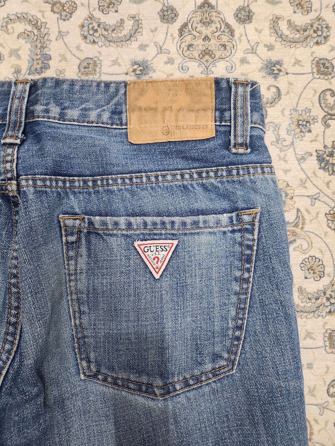 게스 중청 데님 팬츠 32사이즈 상품이미지3