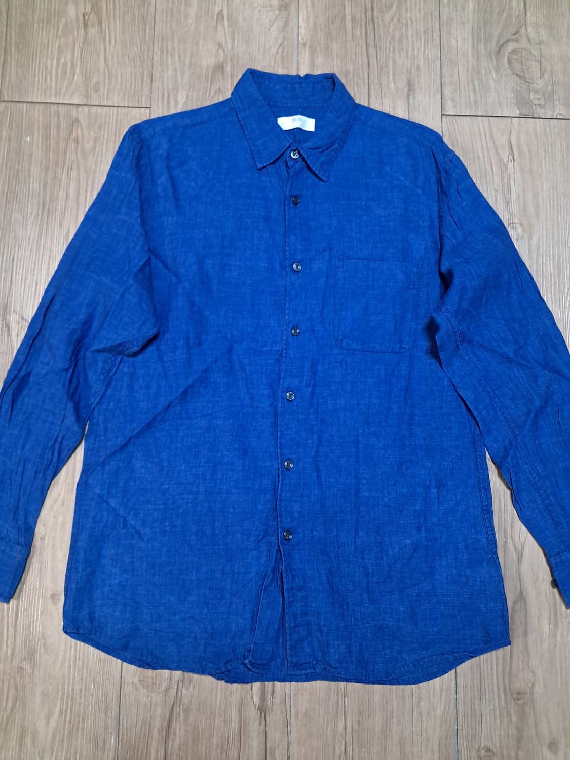 유니클로 린넨 셔츠 남성100  상품이미지3