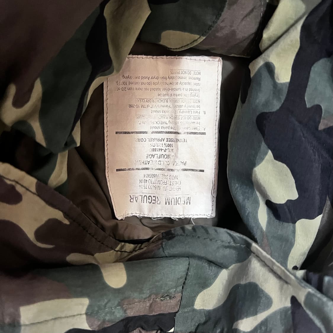 M-92 ECWCS 콜드웨더 미군 파카 바람막이 상품이미지5