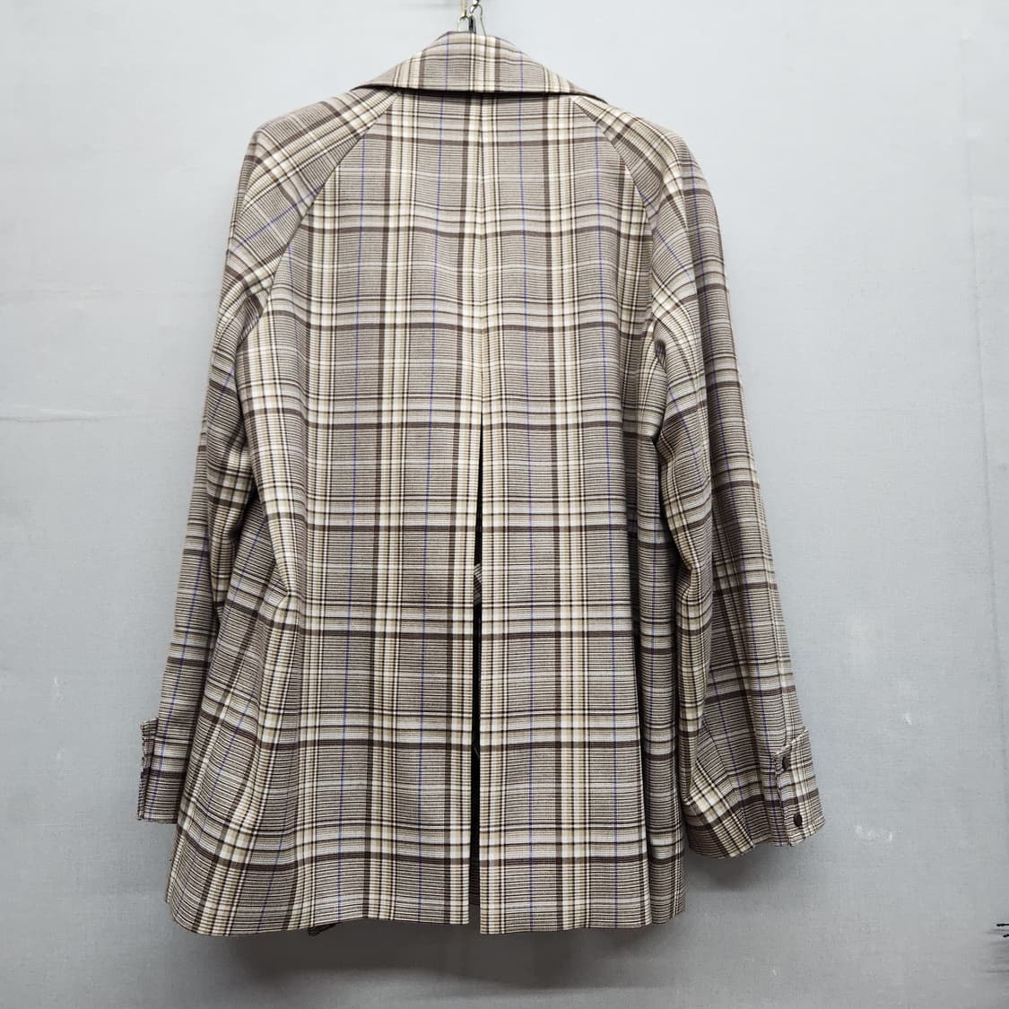 쥬시쥬디 체크패턴 더블버튼 하프코트 80(M) 상품이미지5