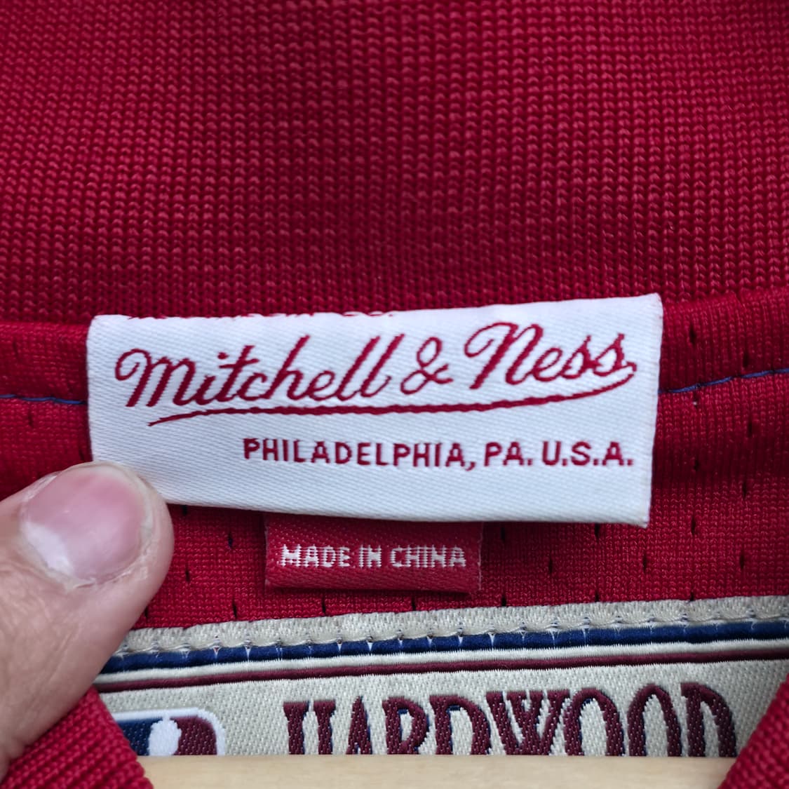 [L] 미첼낸네스 NBA 디트로이트 바시티 자켓 상품이미지5