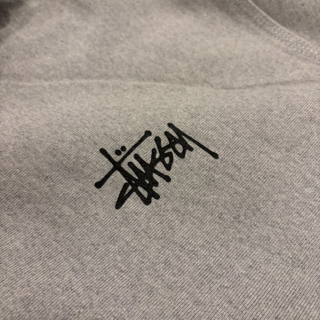 [M] 스투시 2022 베이직 로고 후드티 그레이 B953 상품이미지4