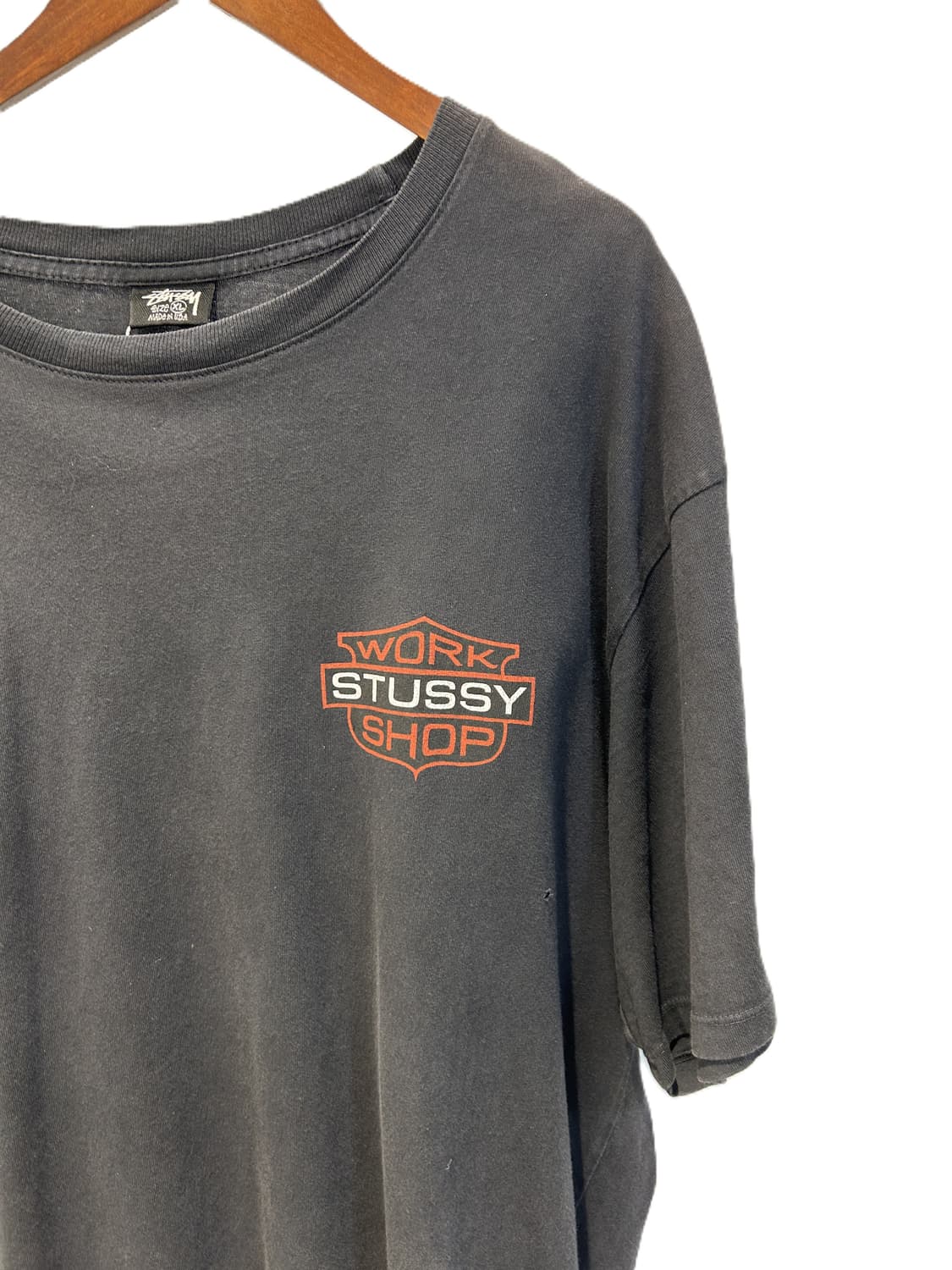 스투시 워크 샵 로고 반팔 티셔츠 상품이미지3