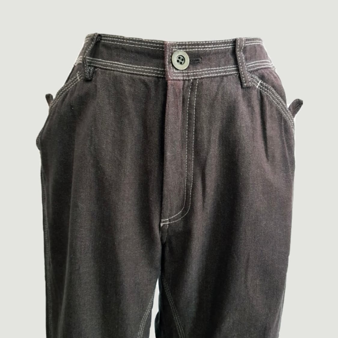 jpn) vintage brown denim pants 상품이미지2