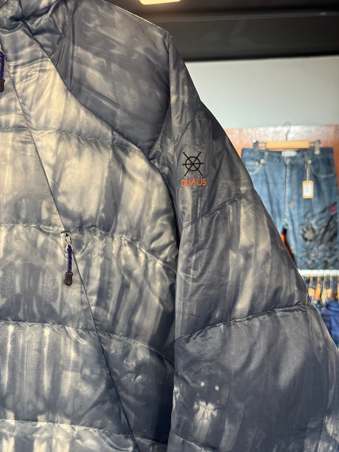 데상트 듀알리스 타이다이 경량패딩 구스다운 고프코어 M 상품이미지3