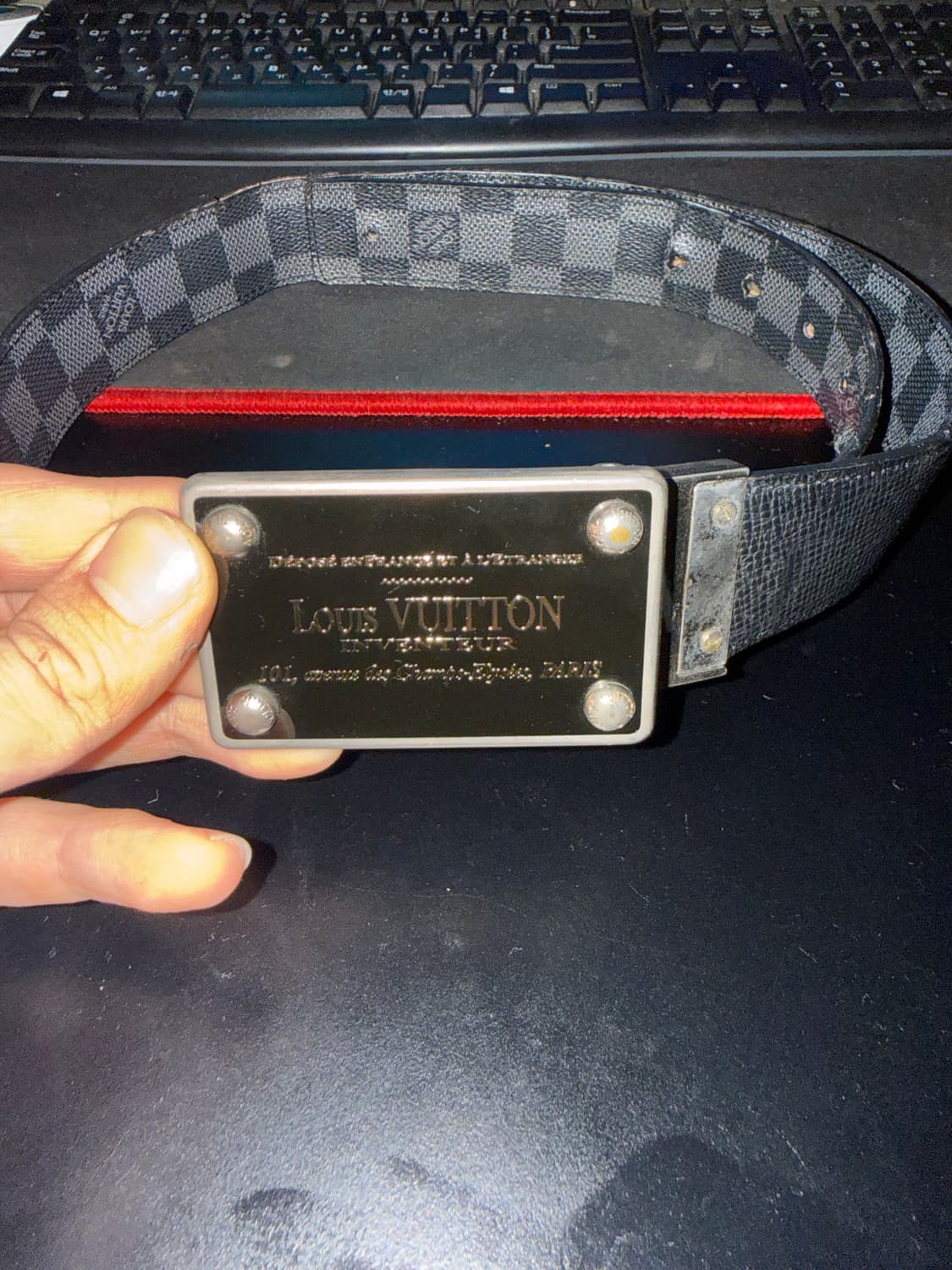 루이비통 다미에 인벤쳐 리버시블 벨트 상품이미지1