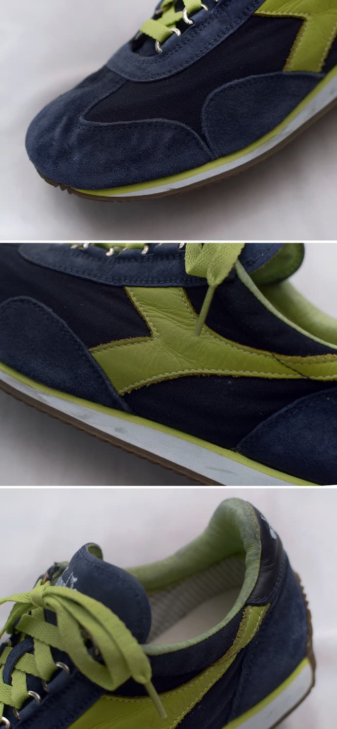 미착용) 디아도라 헤리티지 스톤워시 레더 스니커즈 (US6 / 240) 상품이미지7