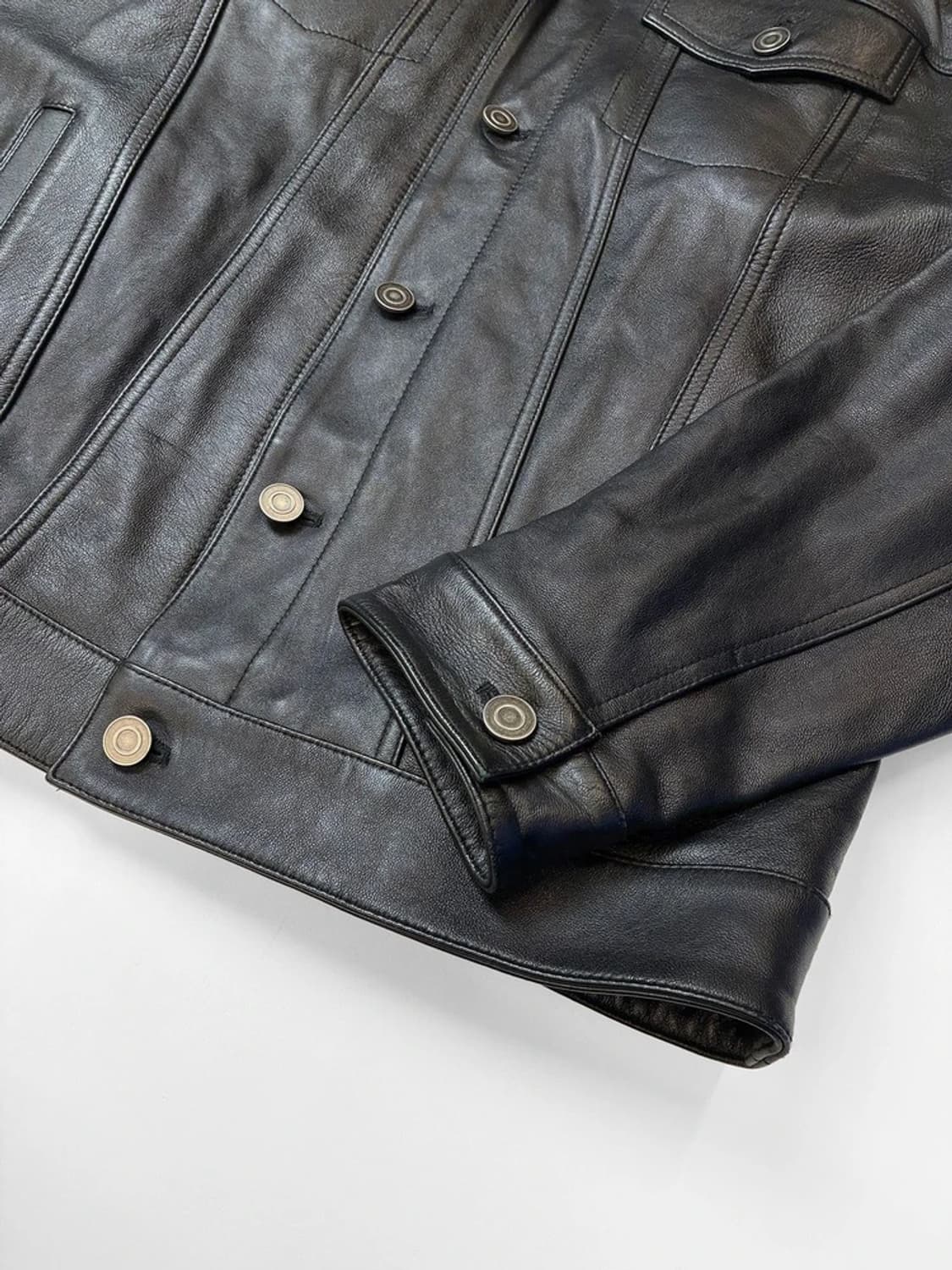 도프제이슨 100% 양가죽 트러커 자켓 PN5647 상품이미지3