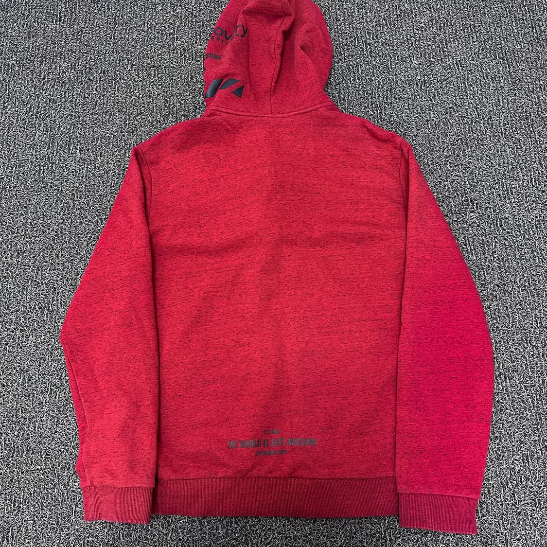 디스커버리 반집업 후드티셔츠 레드 105(XL) 상품이미지5