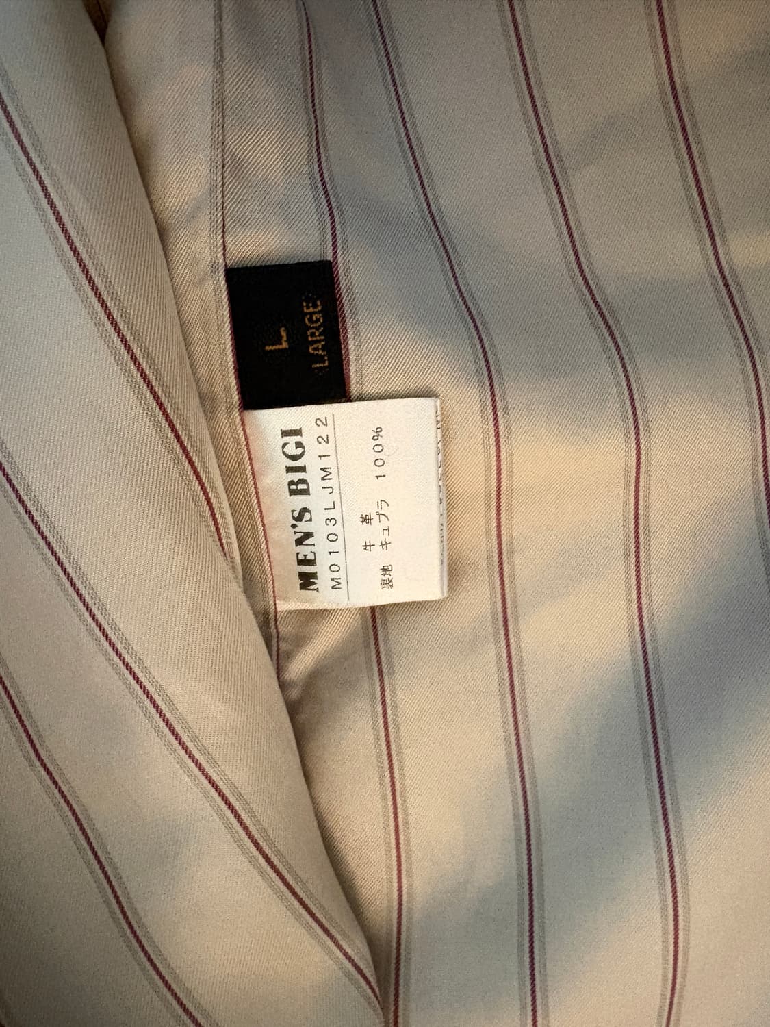 Men's bigi 가죽자켓 상품이미지5