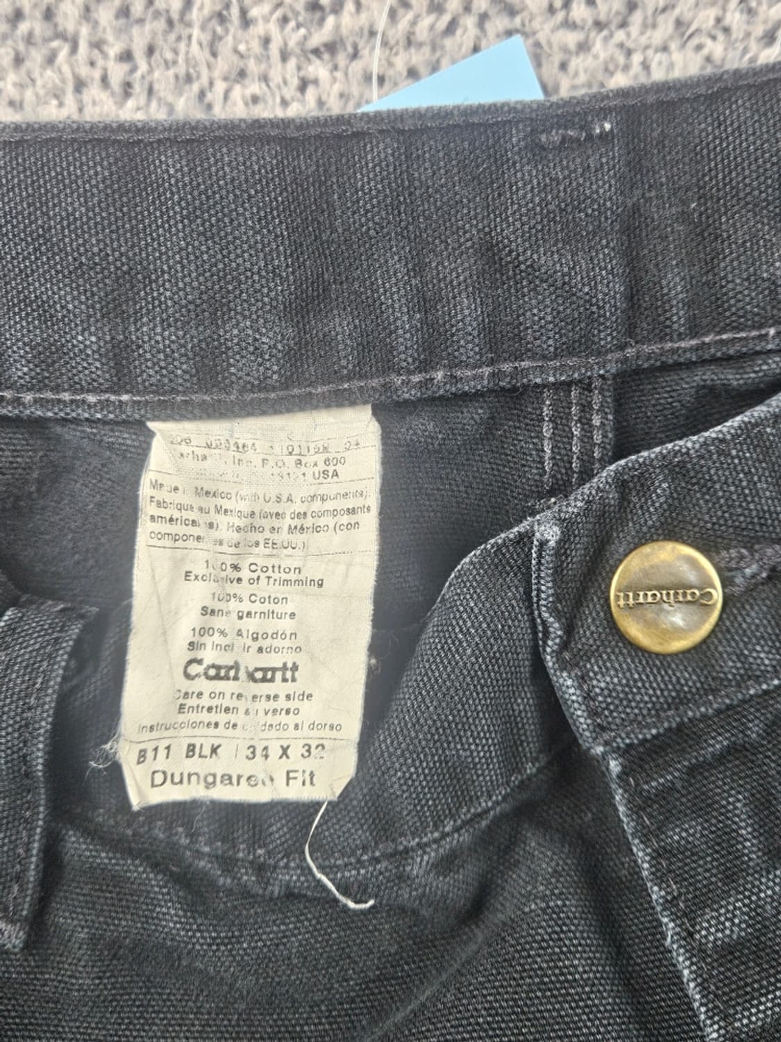 칼하트 덕 캔버스 카펜터 워크 팬츠 ( 34X32 ) / 11296 상품이미지7