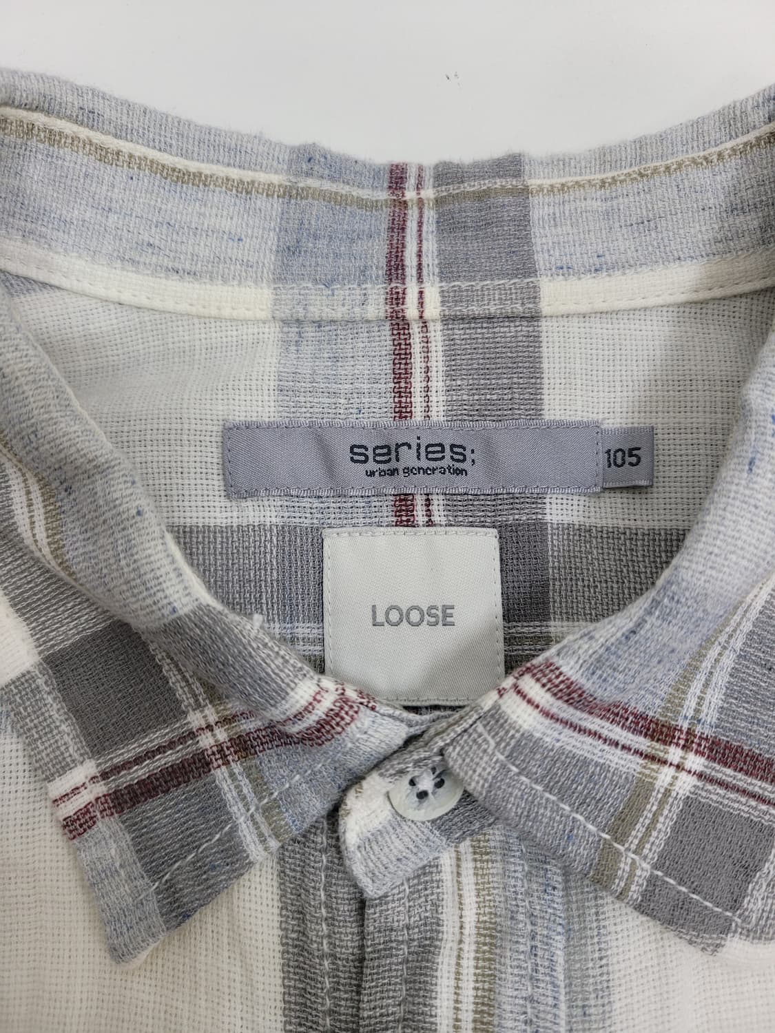 Series 시리즈 체크 셔츠 / 남 105 (추천 95) KHX 상품이미지7