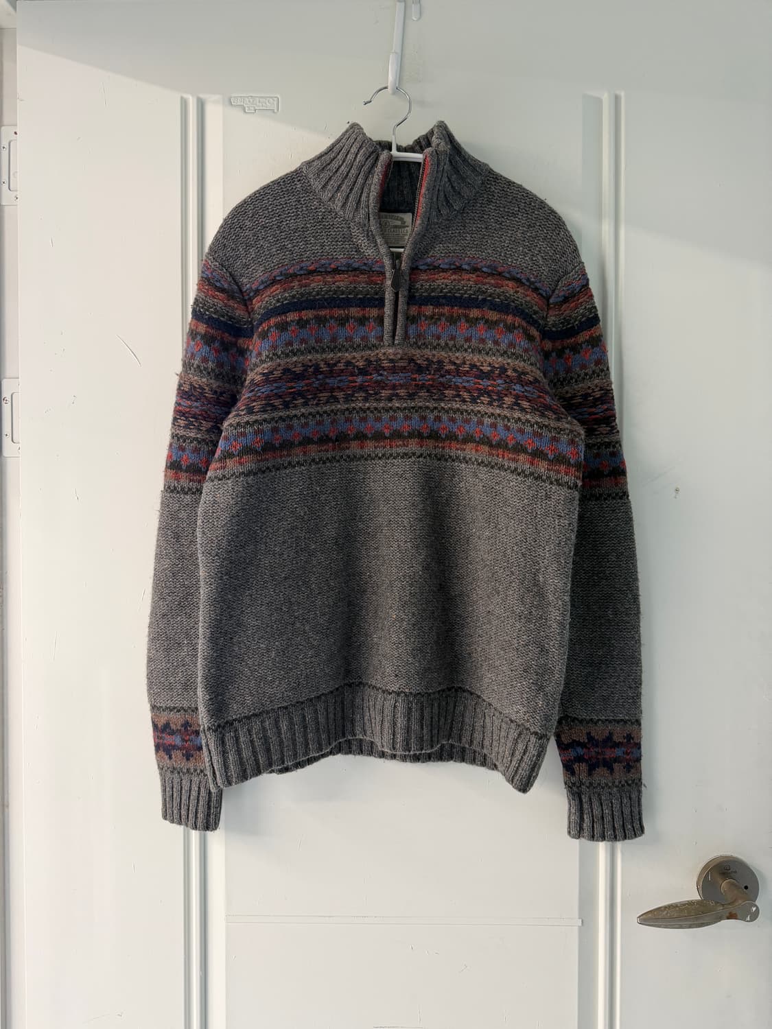 빈티지 페어아일 하프집업 스웨터 상품이미지5