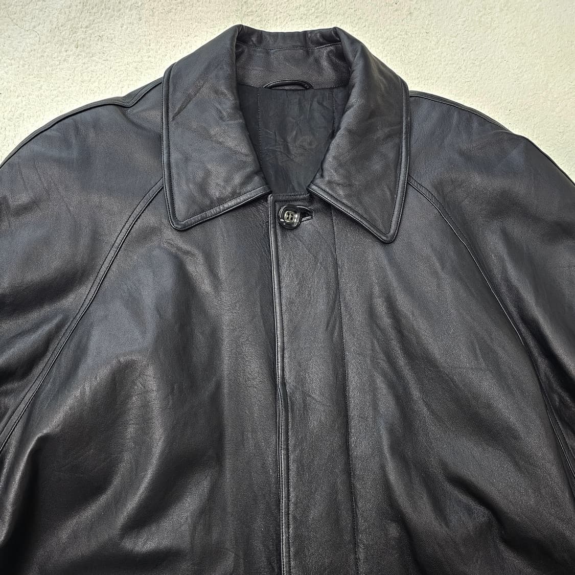 52 XL 남자 베라펠레 천연가죽 자켓 가죽코트 상품이미지2