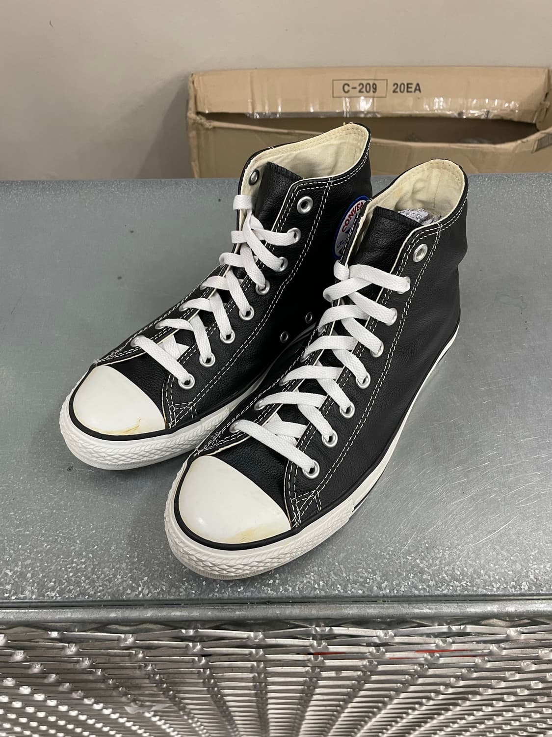 척테일러 올스타 클래식 레더 블랙 270 상품이미지2