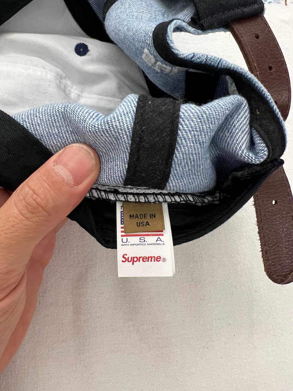 SUPREME x BURBERRY DENIM BALL CAP 슈프림버버리 상품이미지3