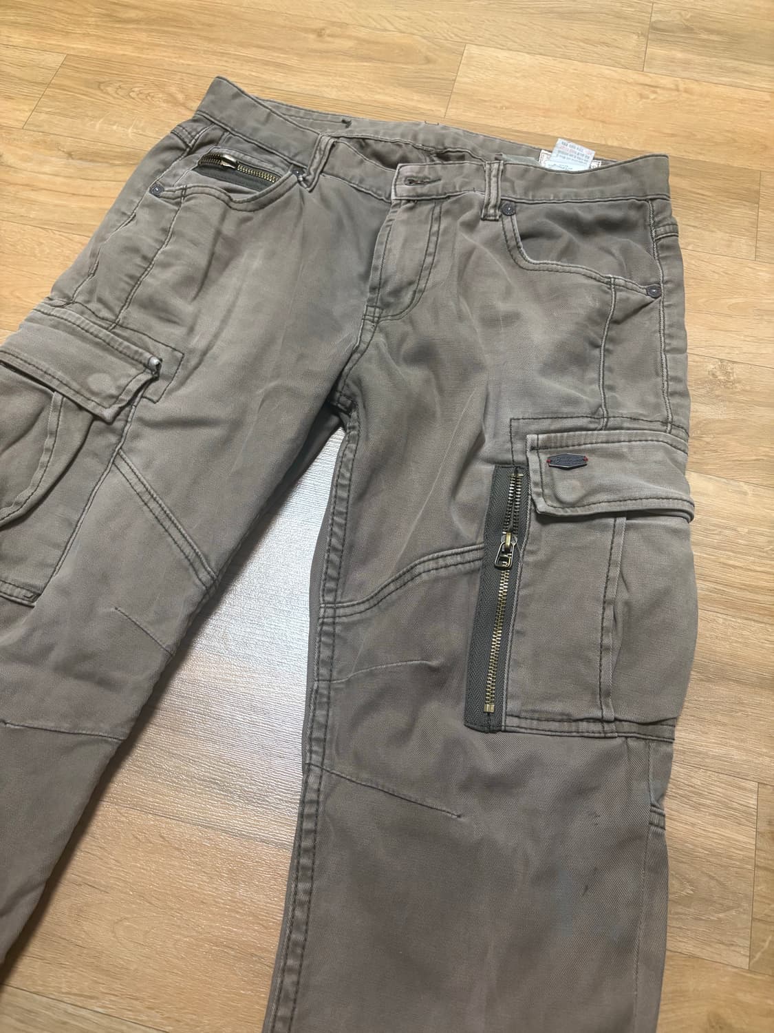 버커루 고스펑크 갸루 브라운 카고 팬츠 상품이미지1