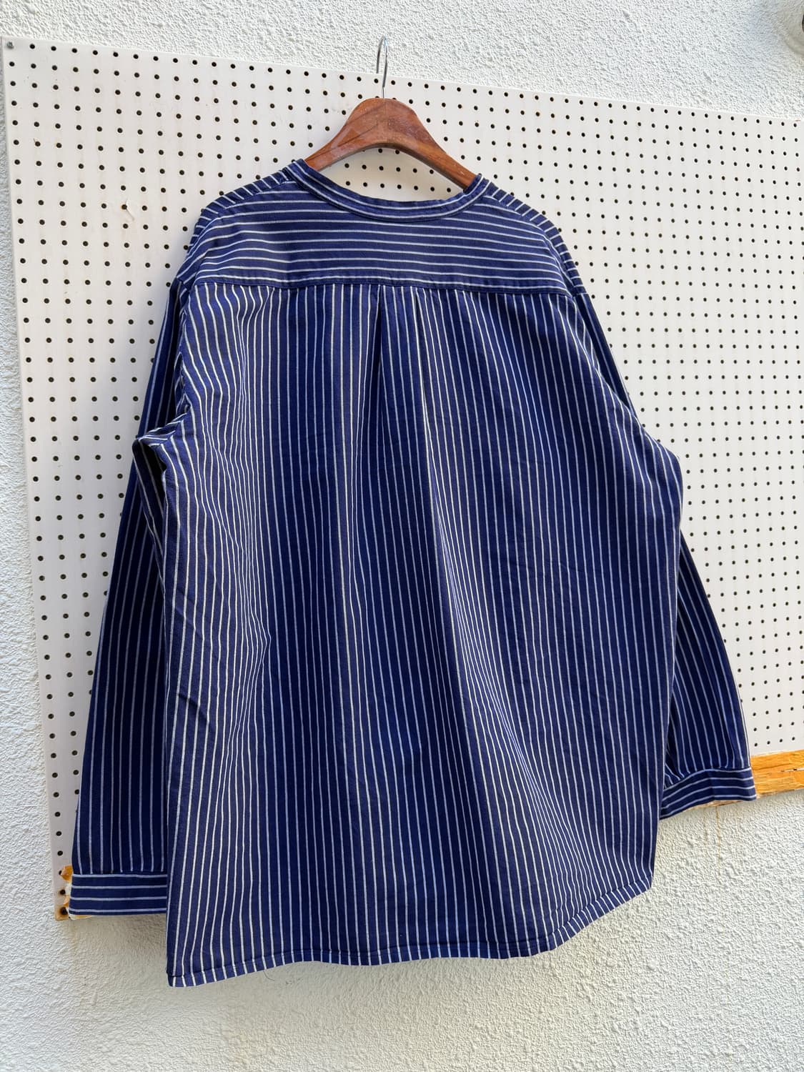 1980s modAS GERMAN NAVY BLUE 피셔맨스목셔츠 상품이미지9