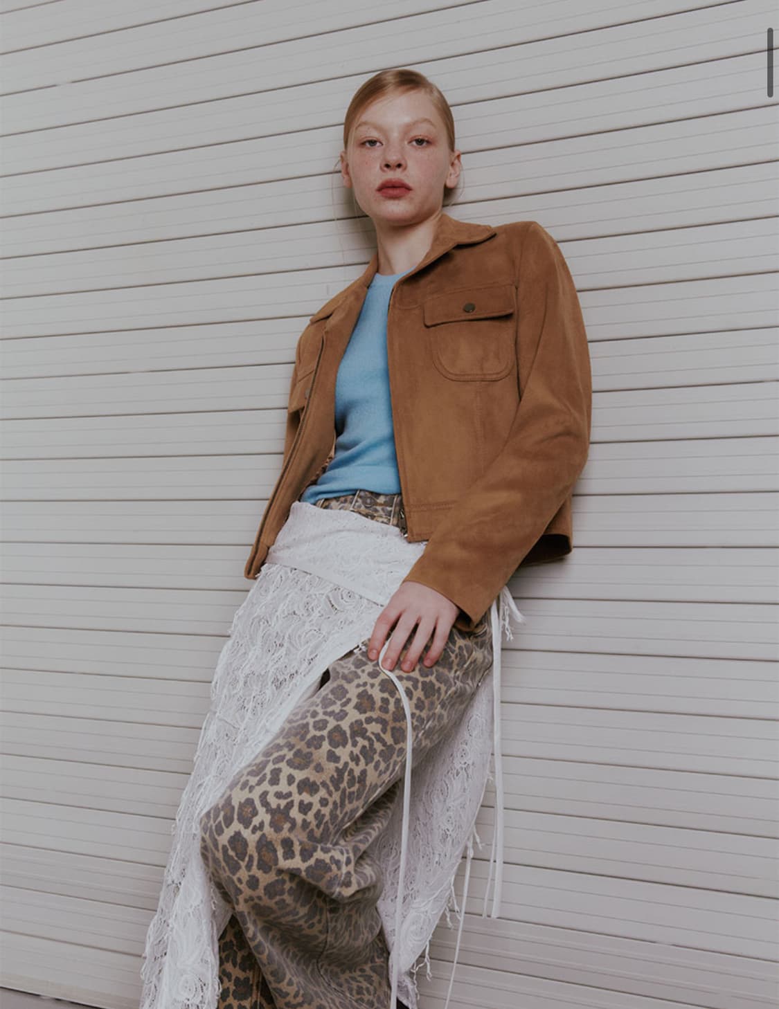 RAIVE Suede Jacket (Camel) 상품이미지3