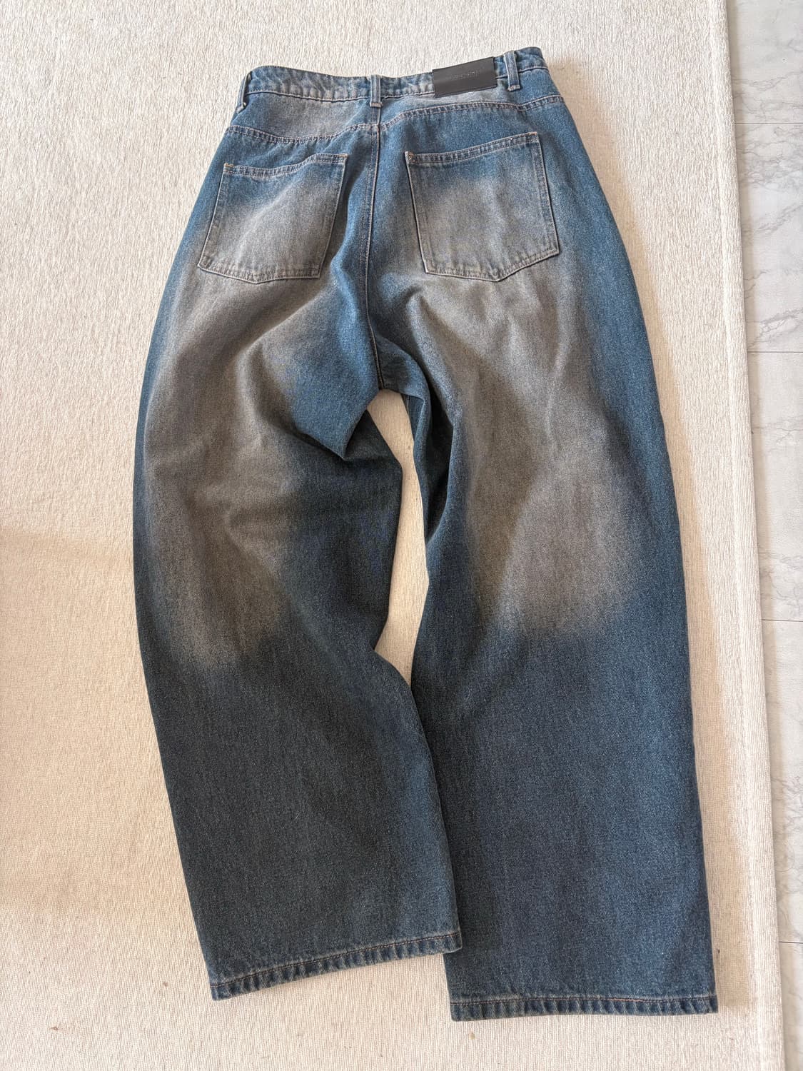 플레이버리즘 커브드핏 워싱 데님 상품이미지2