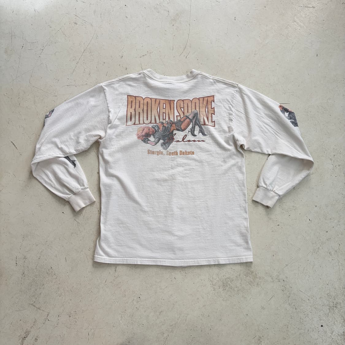 00s 브로큰 스포크 살롱 바이크 바 빈티지 롱슬리브 L 상품이미지1