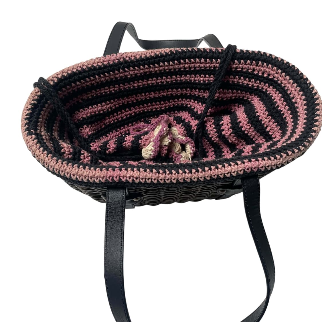 Sonia rykiel 라탄 니트 백 상품이미지4