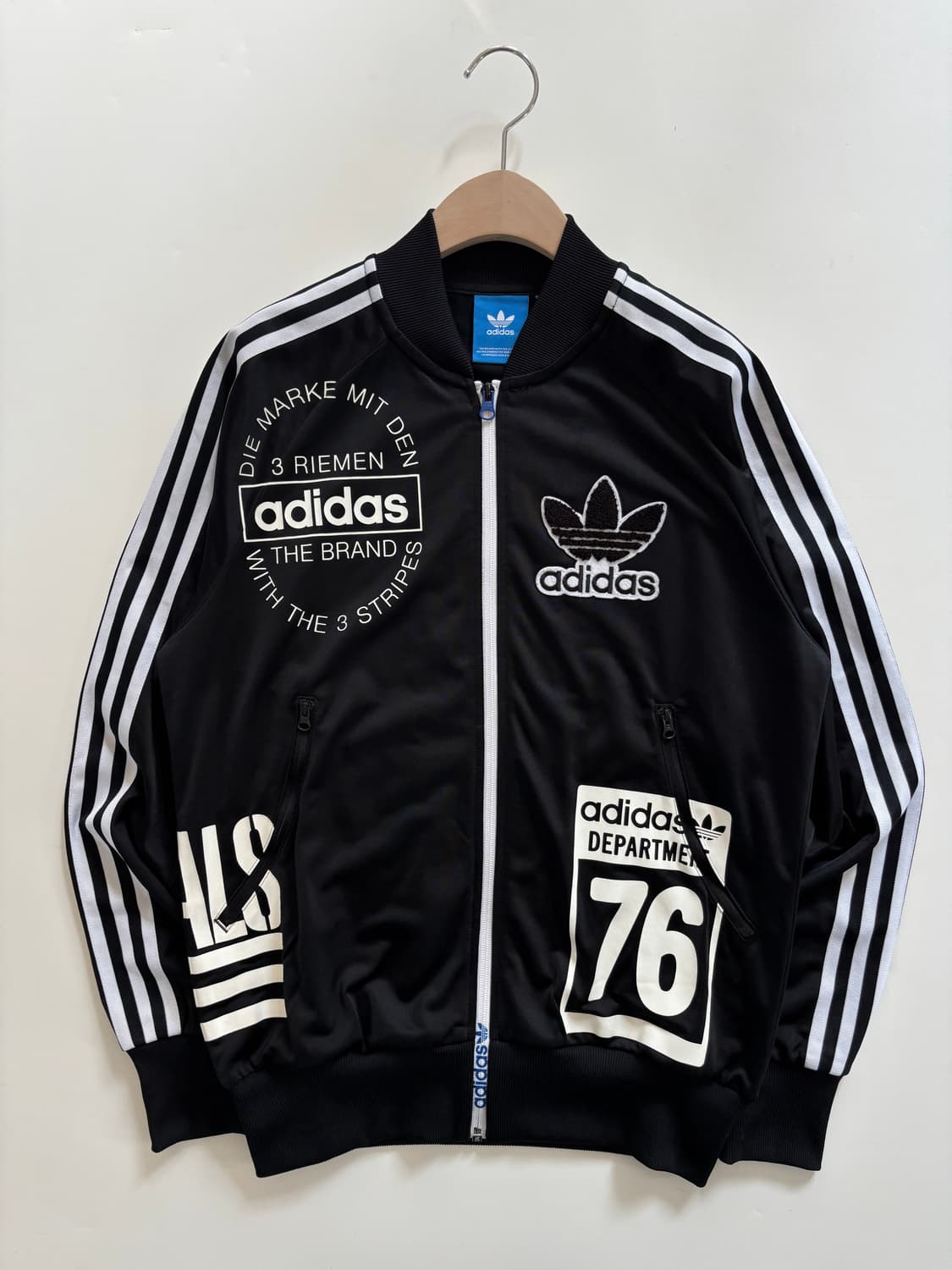 Adidas 아디다스 헤리티지로고 블랙컬러 트랙탑 상품이미지3