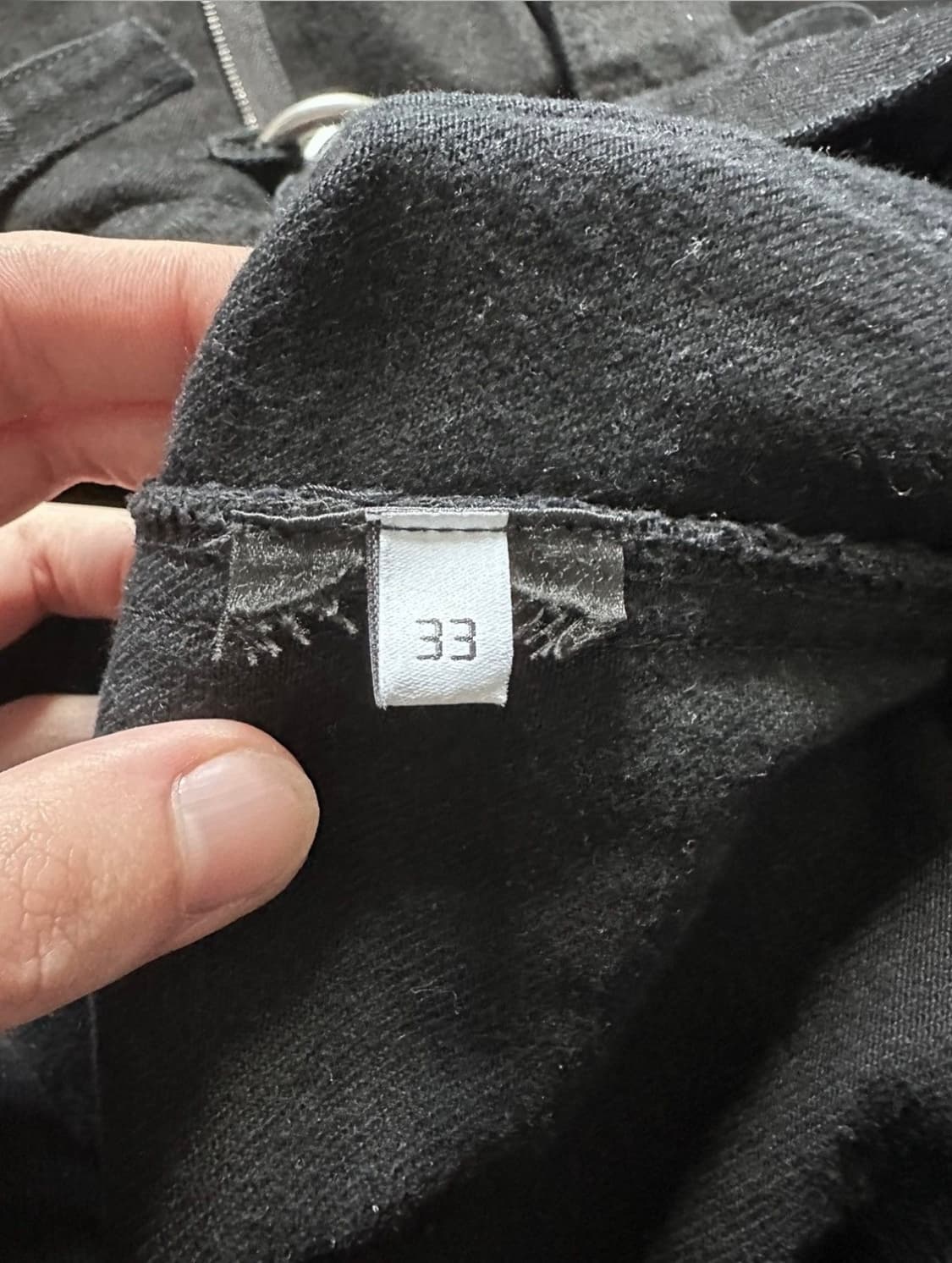 (33) 발렌시아가 21AW 레이버 데님팬츠 블랙 상품이미지5