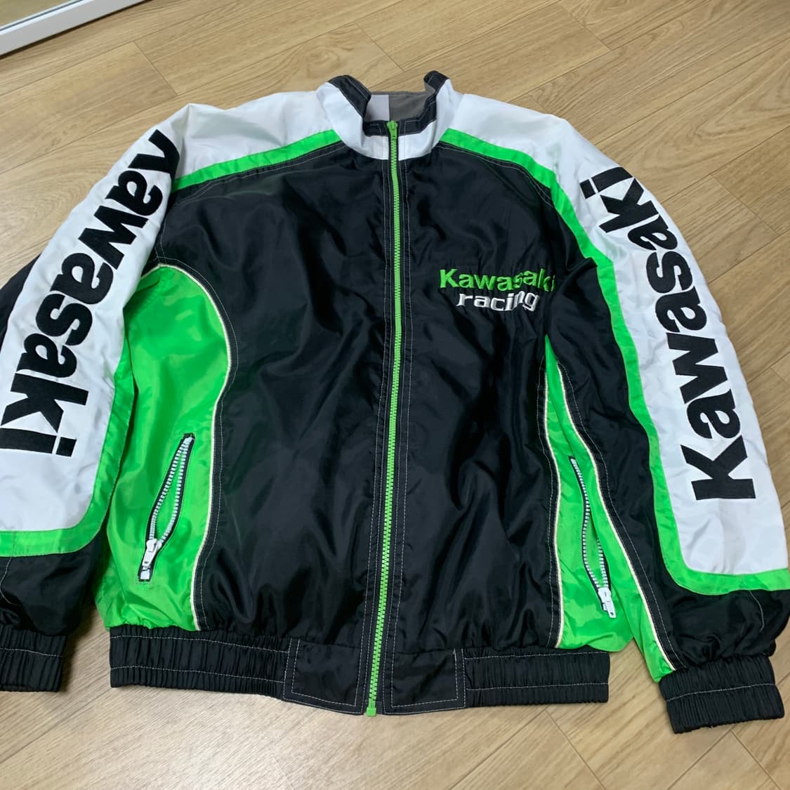 100)kawasaki 가와사키 레이싱 자켓 상품이미지1