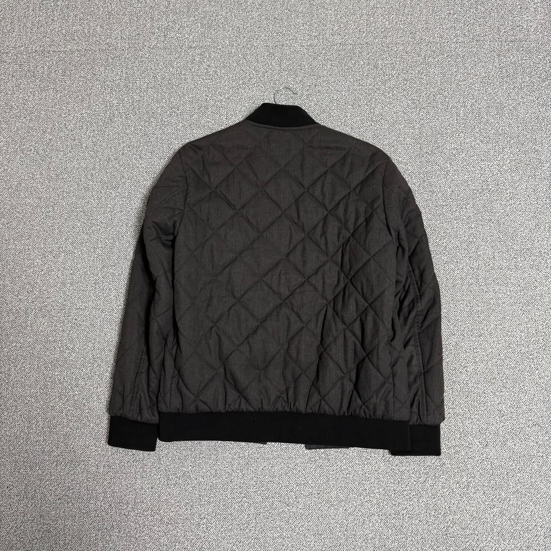 라코스테 퀄팅 자켓 S 95사이즈 차콜 스타디움 블루종 누빔 점퍼 상품이미지2