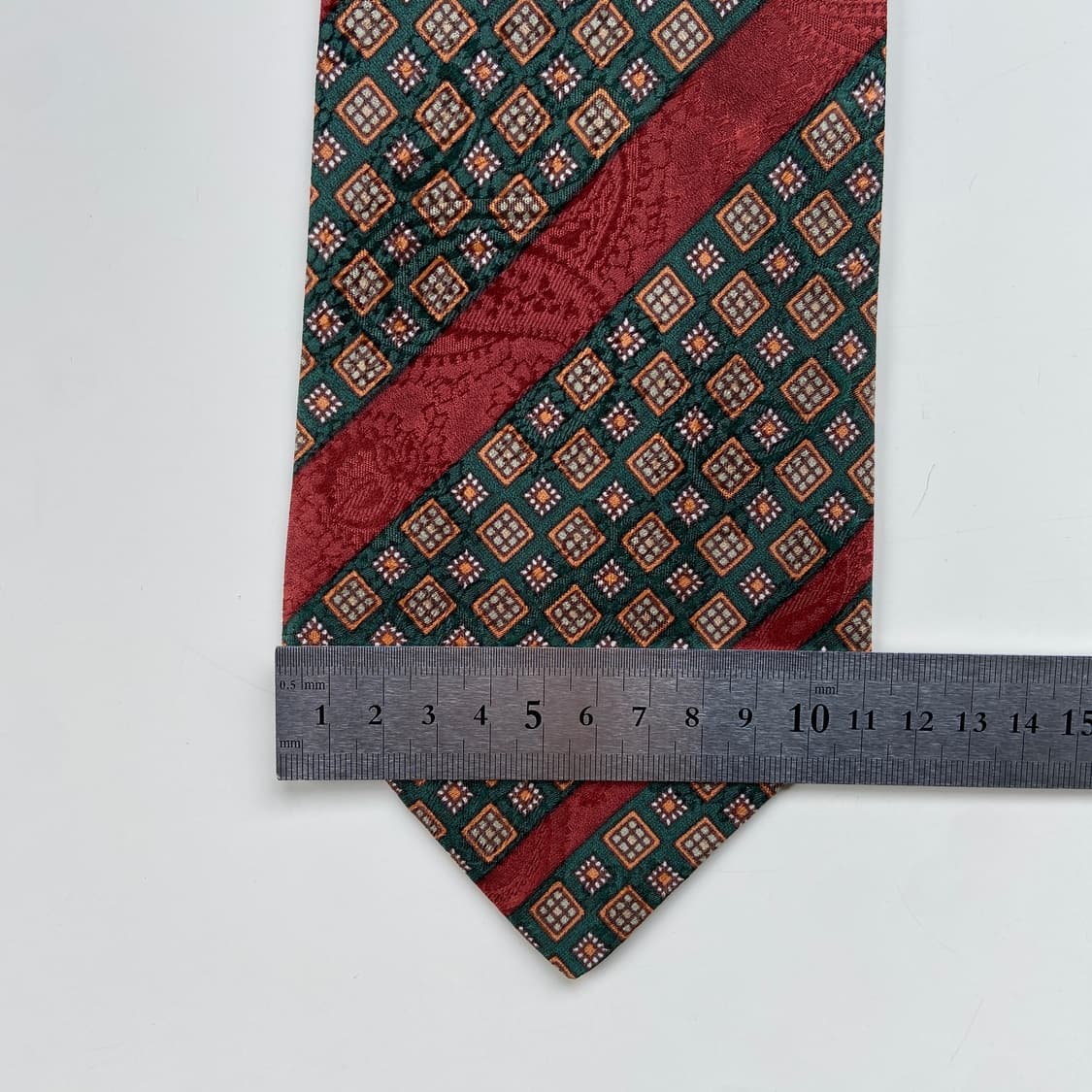 입생로랑(YSL) 명품 정품 페이즐리 넥타이 장폭11.1cm 상품이미지8