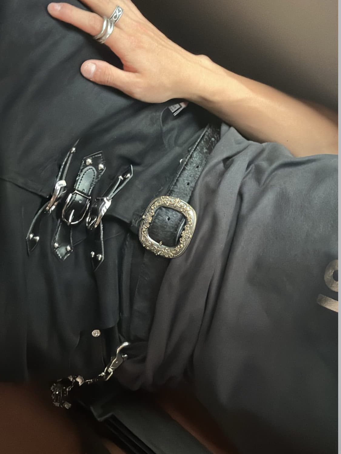 mosaic society buckle pants s 상품이미지1