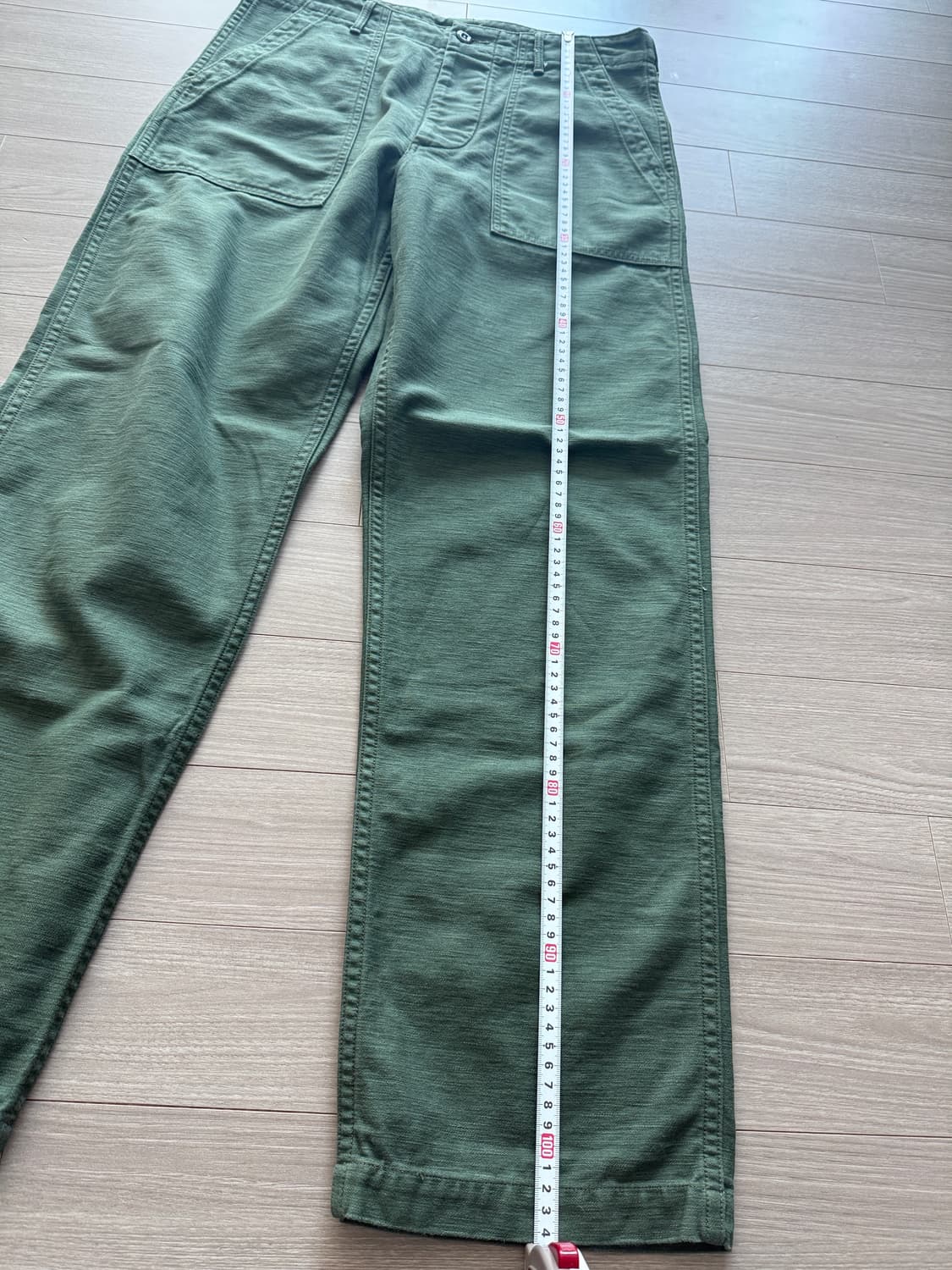 orslow 오어슬로우 퍼티그 레귤러핏 2사이즈 노수선 상품이미지5