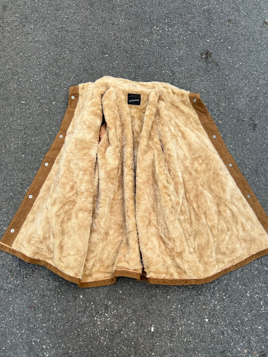80s JC PENNEY SUEDE LEATHER 스웨이드레더 쉐르파자켓 상품이미지10
