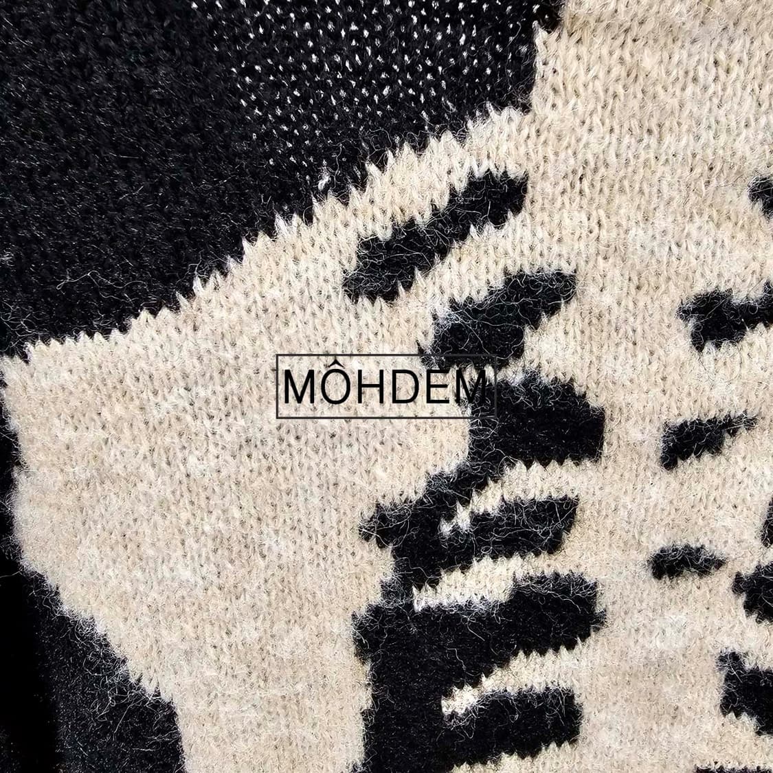 [premium] 본 스컬 가디건 블랙 상품이미지3