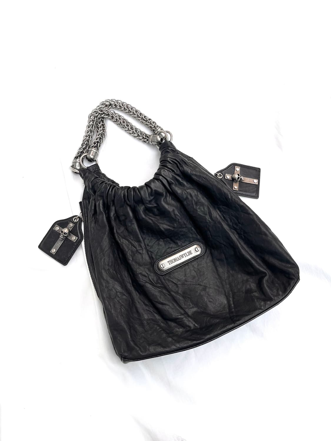 토마스와일드 고딕 스컬 레더 백 상품이미지1