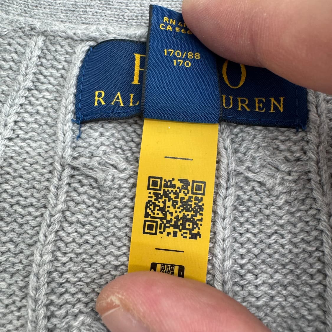 폴로 케이블 니트 가디건  상품이미지6