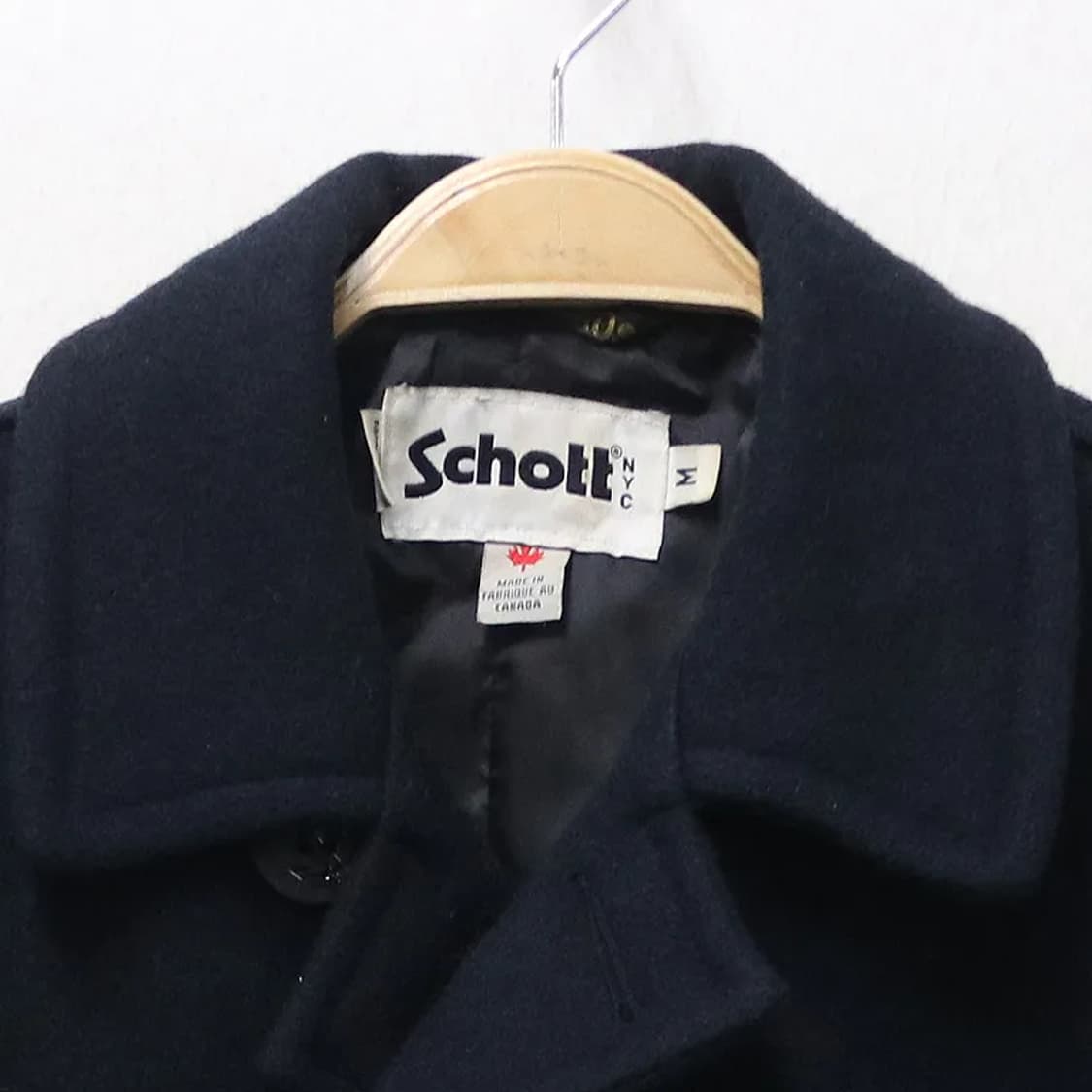 SCHOTT X EARTH MUSIC 울 혼방 더플 숏코트 60449 상품이미지5