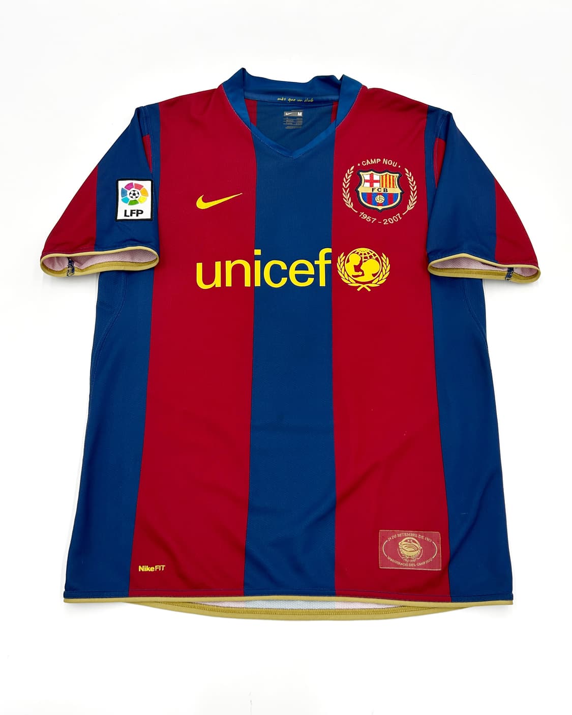 나이키 07-08 바르셀로나 캄노우 50주년 홈 리그킷 메시 상품이미지4