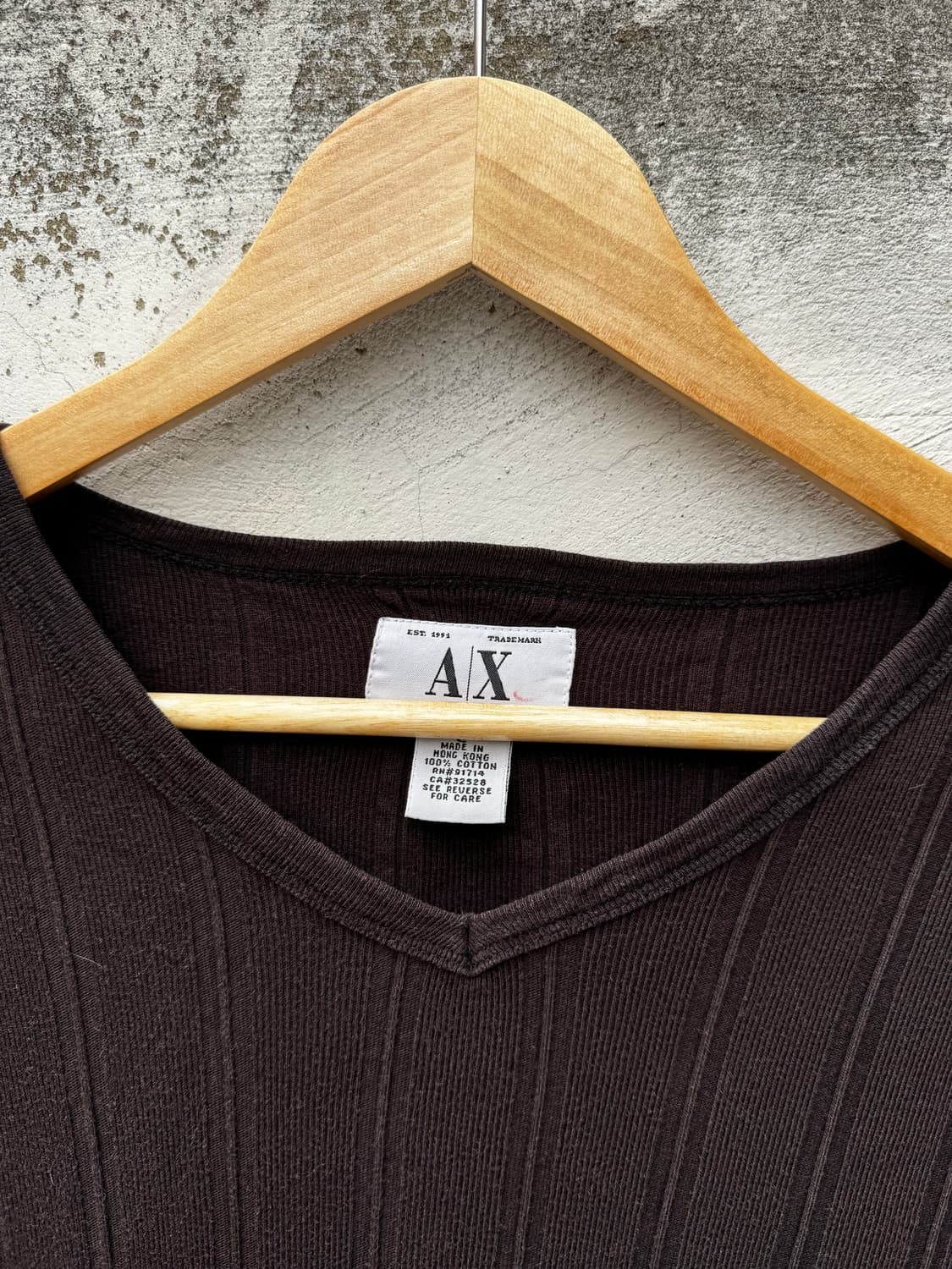 ~00‘s Armani Exchange ribbed knit top 상품이미지3