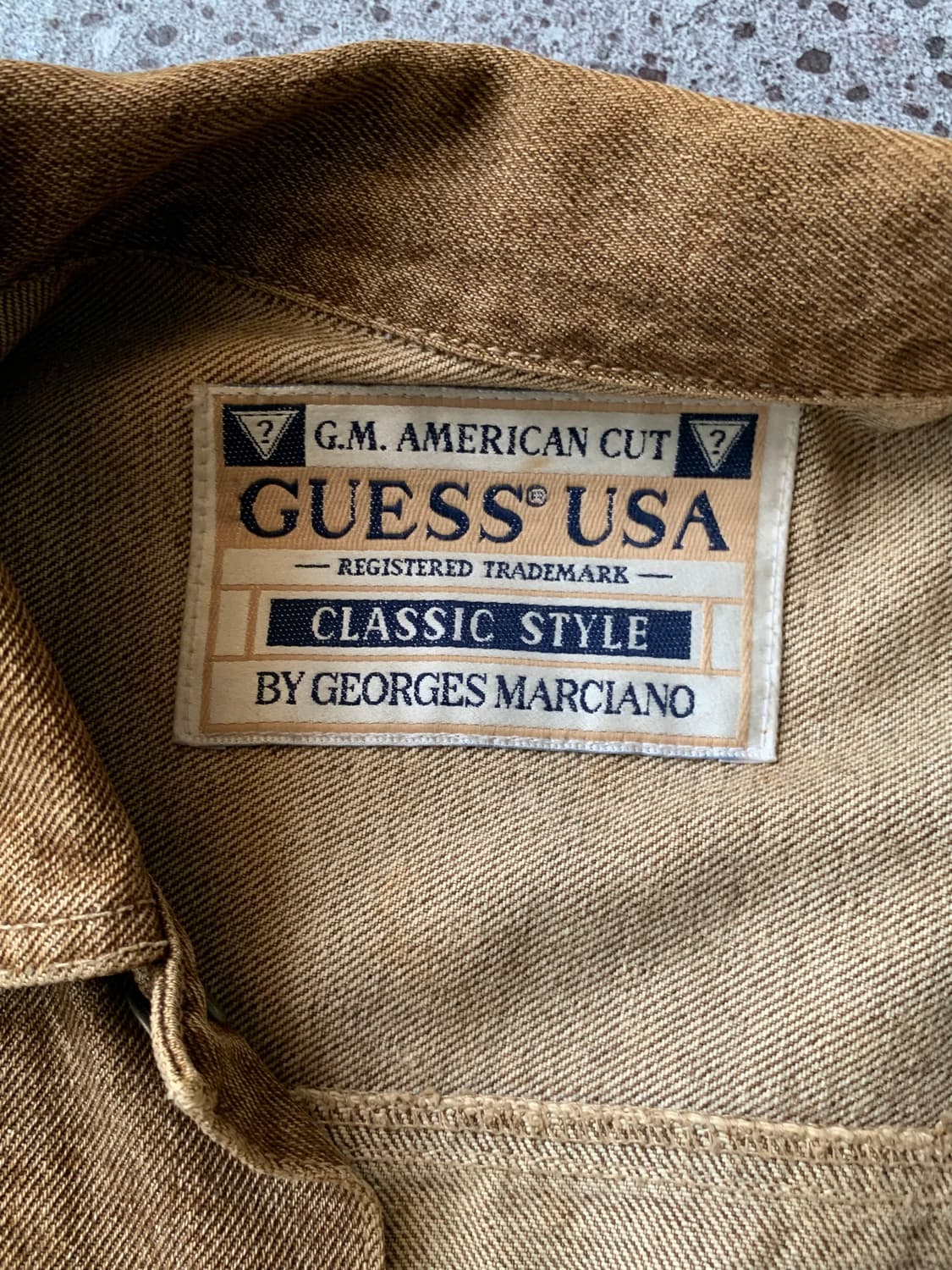 90s GUESS BY GEORGES MARCIANO 트러커 상품이미지5